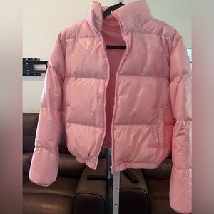Pink Puffer Jacket